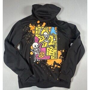 Rebel Minds Rebel Studio 2014 Skeleton Hoodie Men’s Large Black